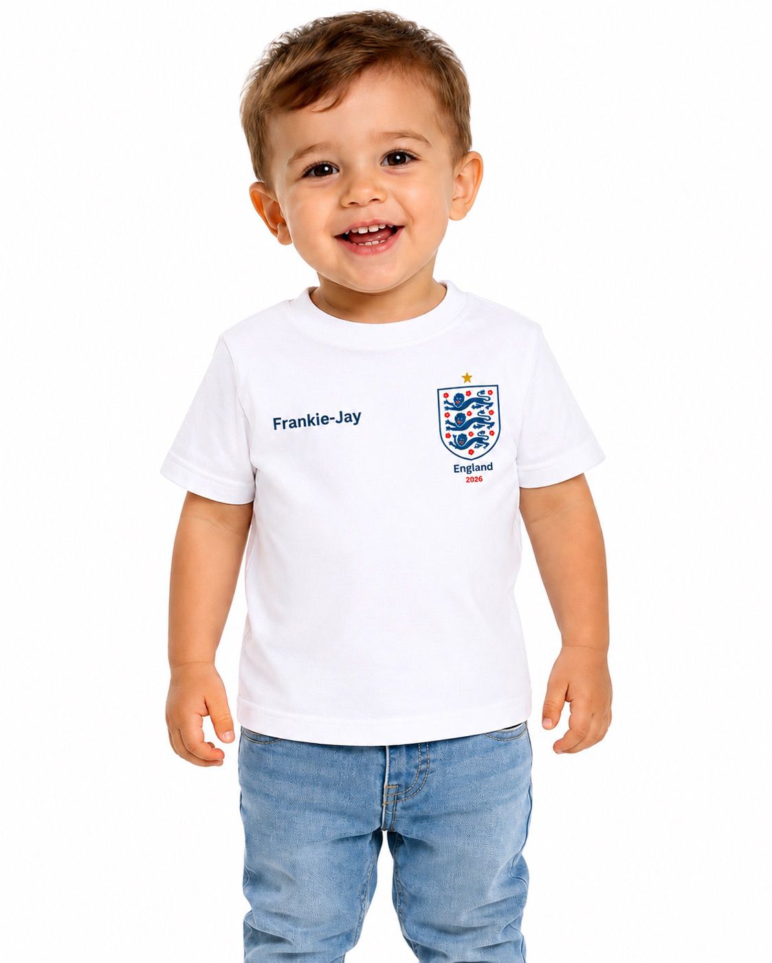 England One Nation - One Dream TShirt with personalisation