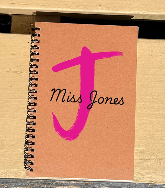 Note Book - Personalised - Teacher Gift